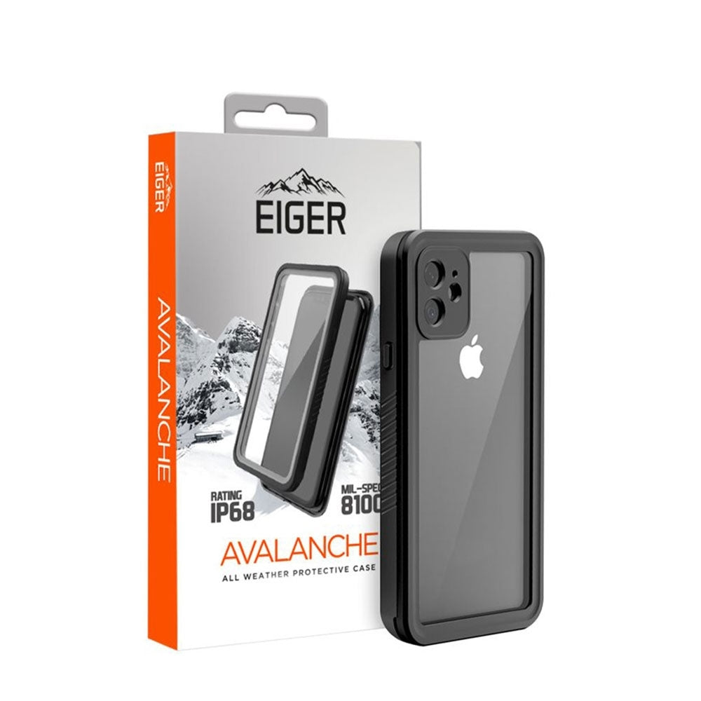 Eiger - iPhone 12 Mini Avalanche Case Waterproof Outdoor Protection Cover IP68 (EGCA00264) - Black