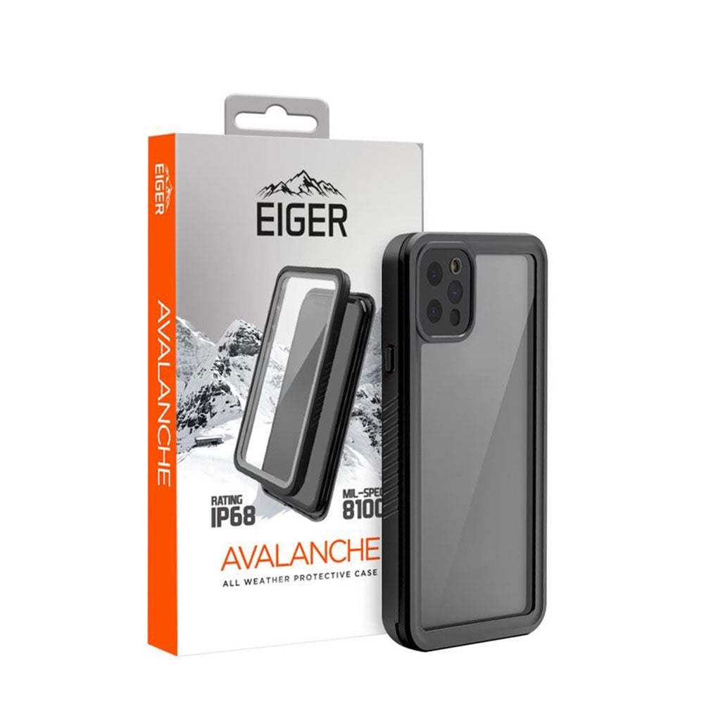 Eiger - iPhone 12 Pro Avalanche Case Waterproof Outdoor Protection Cover IP68 (EGCA00278) - Black