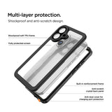 Eiger - iPhone 16 Avalanche Case Waterproof Outdoor Protection Case IP68 (EGCA00648) - Black