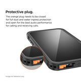 Eiger - iPhone 16 Plus Avalanche Case Waterproof Outdoor Protection Cover IP68 (EGCA00650) - Black