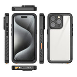 Eiger - iPhone 16 Pro Avalanche Case Waterproof Outdoor Protection Cover IP68 (EGCA00649) - Black