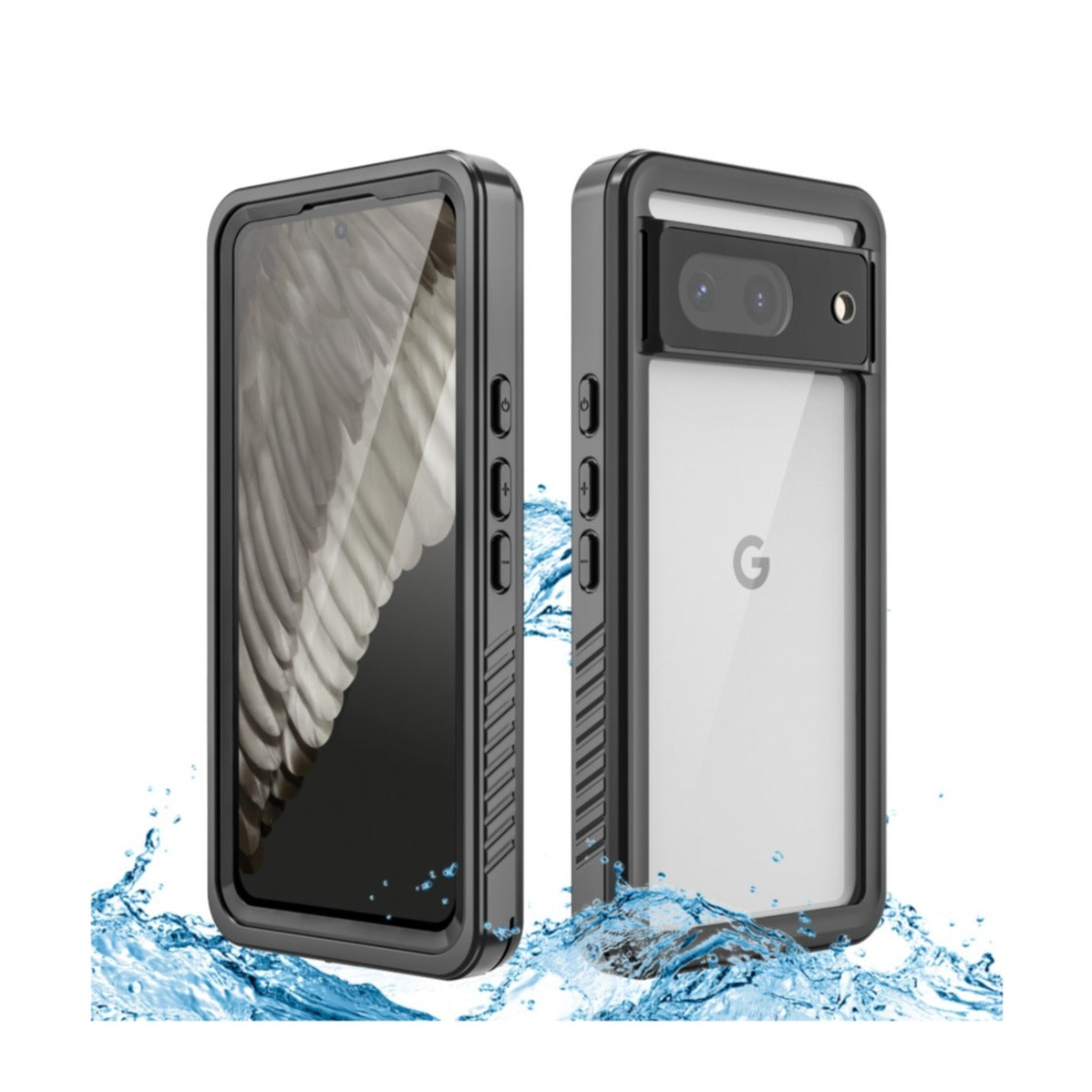 Google Pixel 8 Waterproof Outdoor Protection Case (IP68) - Black