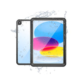 iPad 10.9 (2022) Waterproof Outdoor Protective Case (IP68) - Black