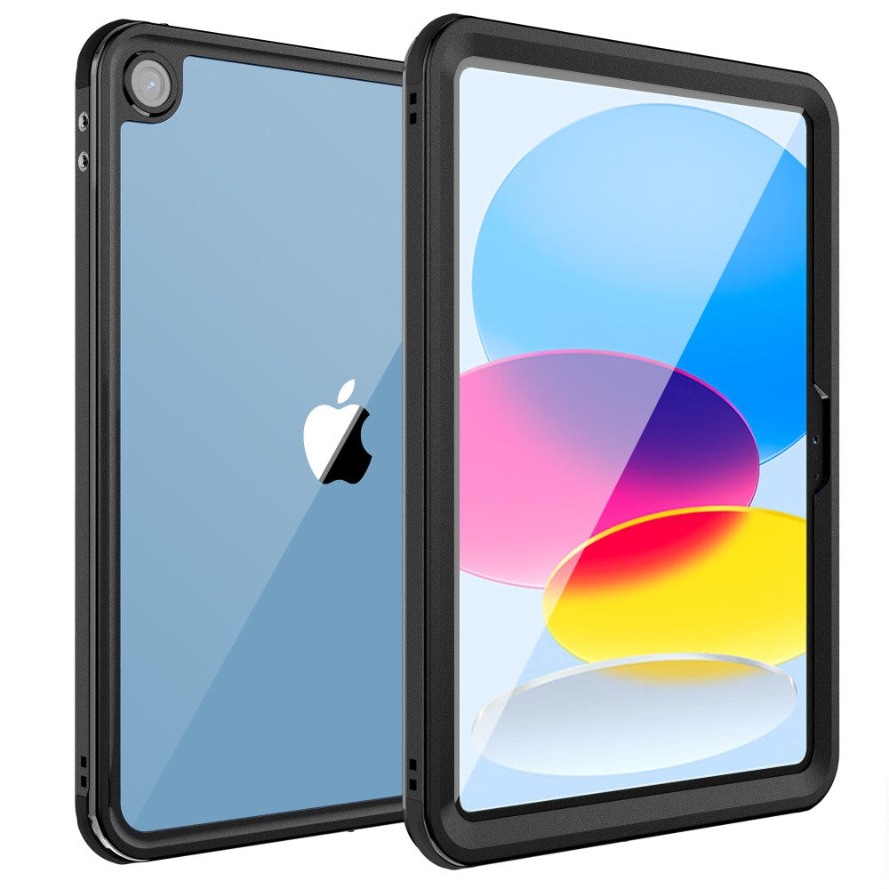 iPad 10.9 (2022) Waterproof Outdoor Protective Case (IP68) - Black