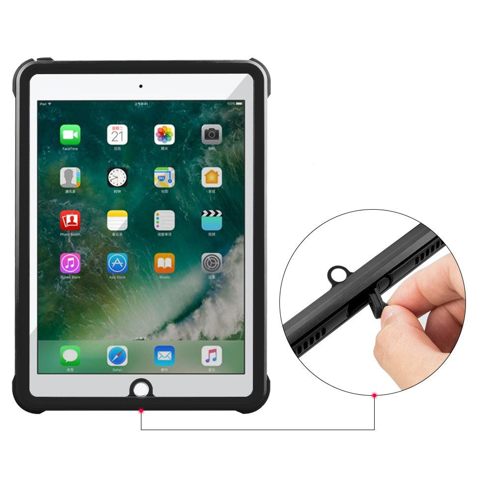 iPad 9.7 (2018/2017) Waterproof Outdoor Protective Case (IP68) - Black