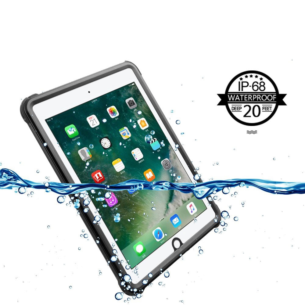 iPad 9.7 (2018/2017) Waterproof Outdoor Protective Case (IP68) - Black