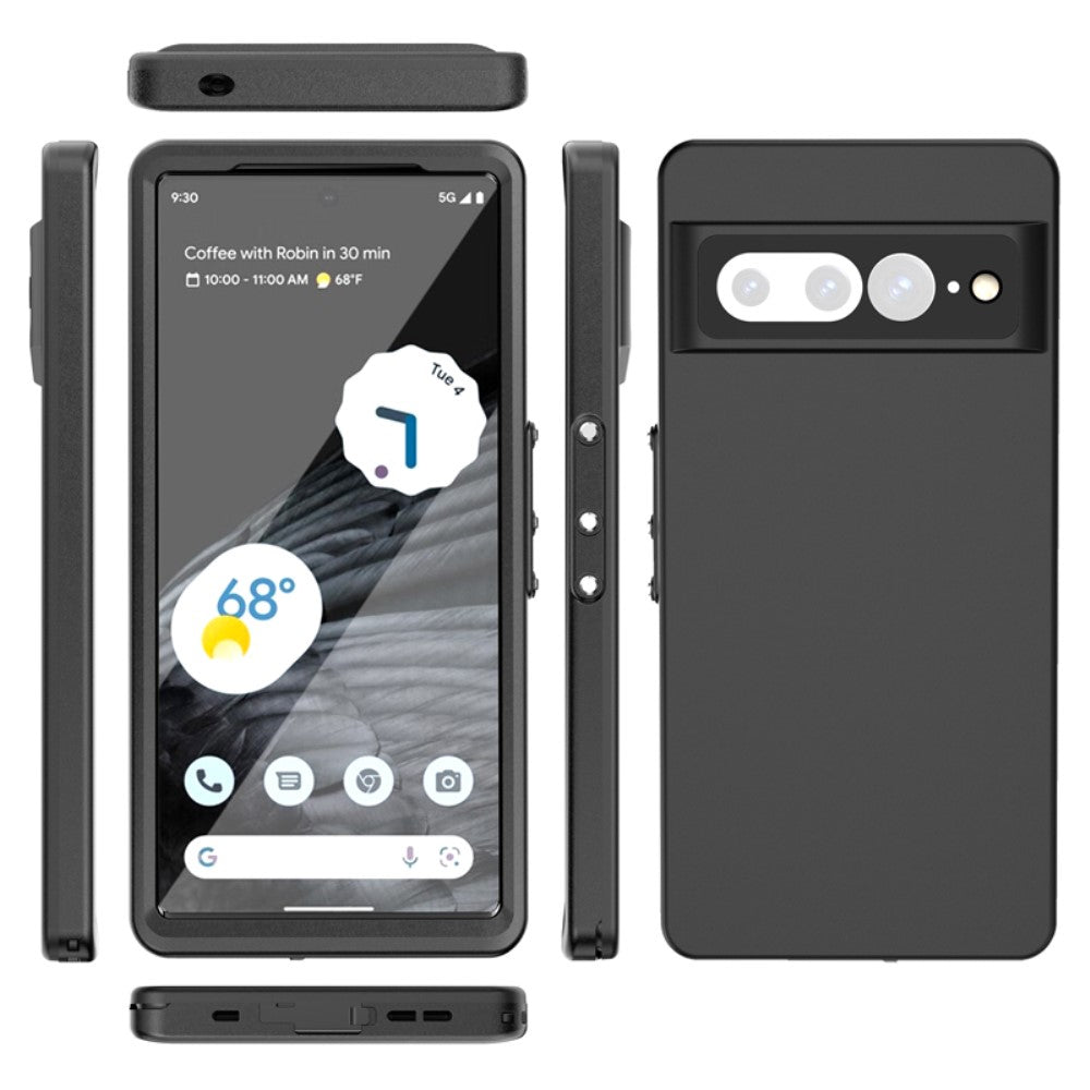 Redpepper - Google Pixel 7 Pro Waterproof Outdoor Protection Case (IP68) - Black