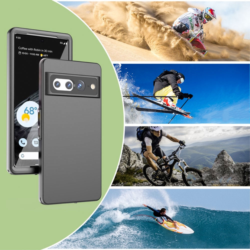 Redpepper - Google Pixel 7 Pro Waterproof Outdoor Protective Case (IP68) - Black