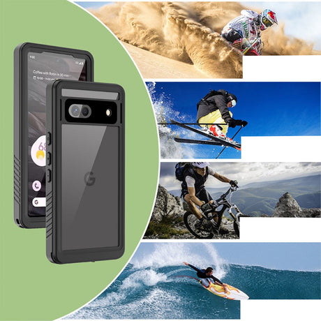 Redpepper - Google Pixel 7a Waterproof Outdoor Protective Case (IP68) - Black