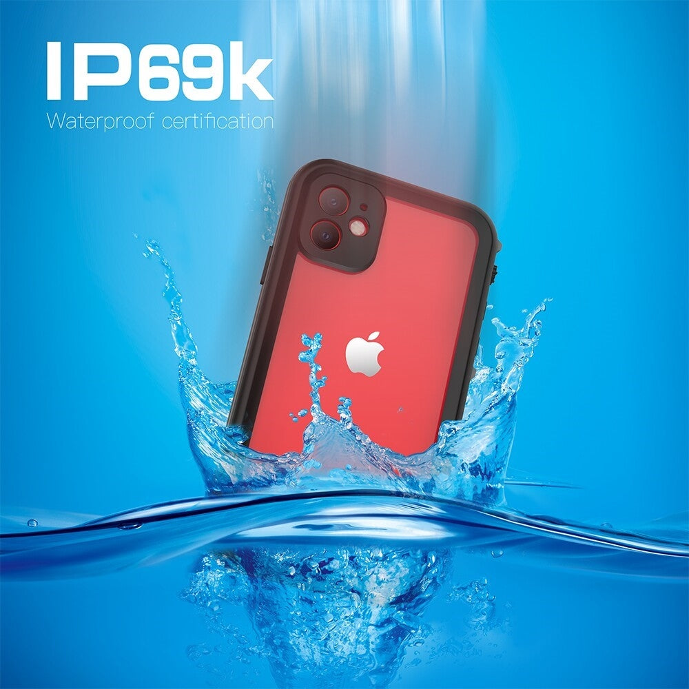 Redpepper - iPhone 11 Waterproof Outdoor Protection Case (IP68) - Black