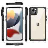 Redpepper - iPhone 15 Plus Waterproof Outdoor Protective Case (IP68) - Black