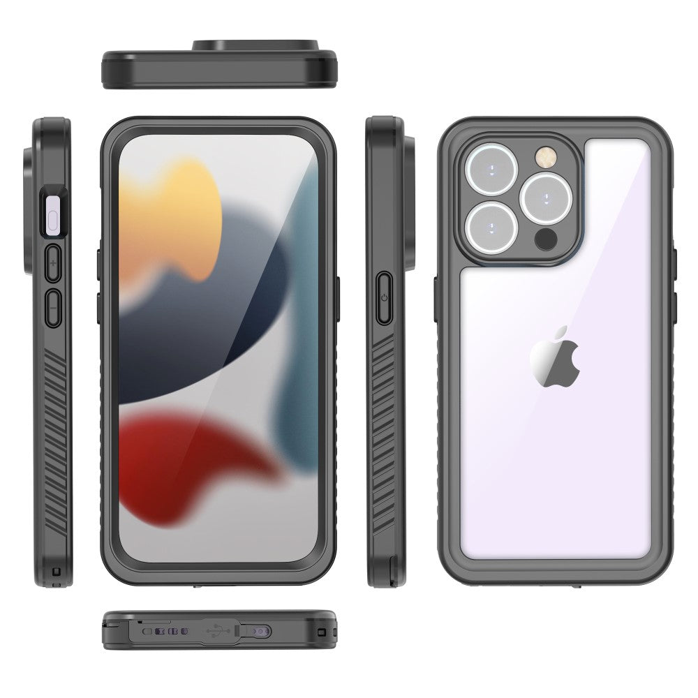 Redpepper - iPhone 15 Pro Max Waterproof Outdoor Protection Case (IP68) - Black