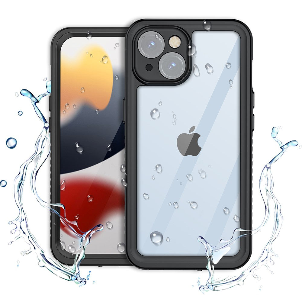 Redpepper - iPhone 15 Waterproof Outdoor Protective Case (IP68) - Black