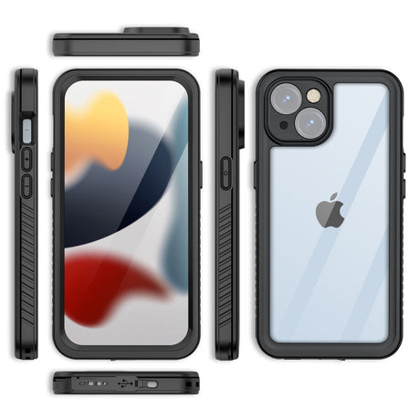 Redpepper - iPhone 15 Waterproof Outdoor Protective Case (IP68) - Black