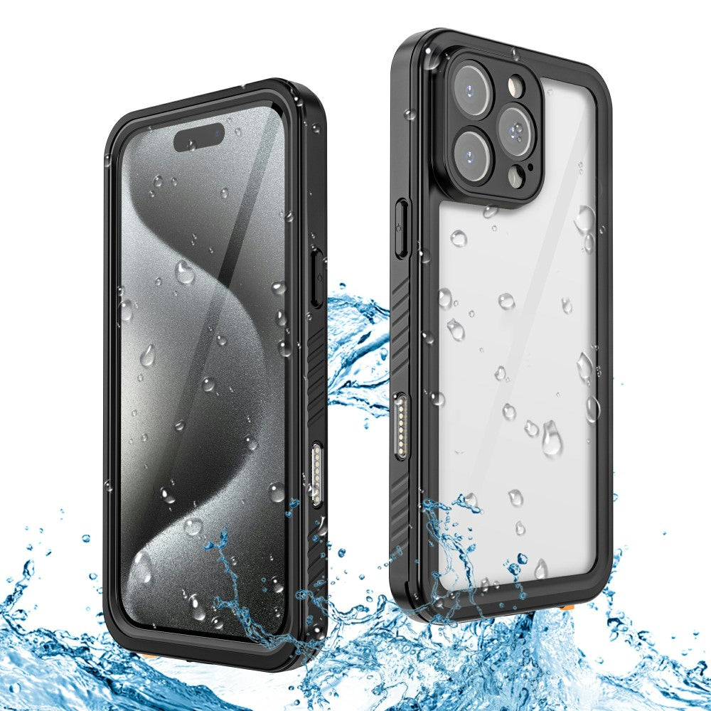 Redpepper - iPhone 16 Pro Max Waterproof Outdoor Protective Case (IP68) - Black