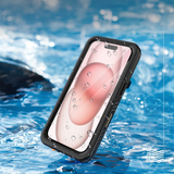 Redpepper - iPhone 16 Waterproof Outdoor Protective Case (IP68) - Black