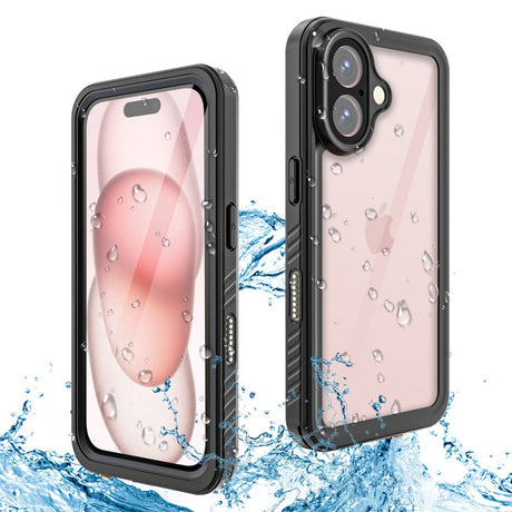 Redpepper - iPhone 16 Waterproof Outdoor Protection Case (IP68) - Black