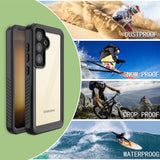 Redpepper Samsung Galaxy S24+ Plus Waterproof Outdoor Case (IP68) - Black