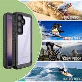 Redpepper Samsung Galaxy S24 Waterproof Outdoor Case (IP68) - Black