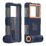 Shellbox (Up to 15m) Underwater Diving Waterproof Case for iPhone / Samsung (2nd Generation) - Blue / Orange